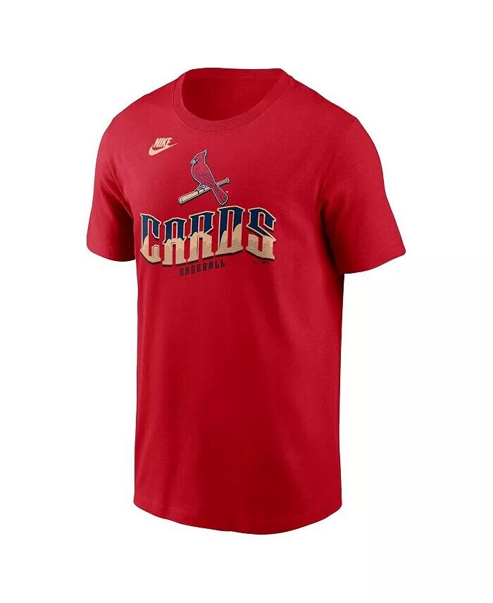 Мужская красная футболка St. Louis Cardinals Local Home Town Nike, красный — фото 2