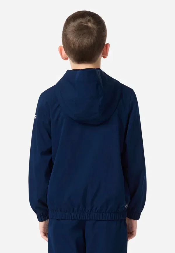 Куртка ветрозащитная Diamond taffeta wind jacke training jacket Lacoste, темно-синий — фото 3