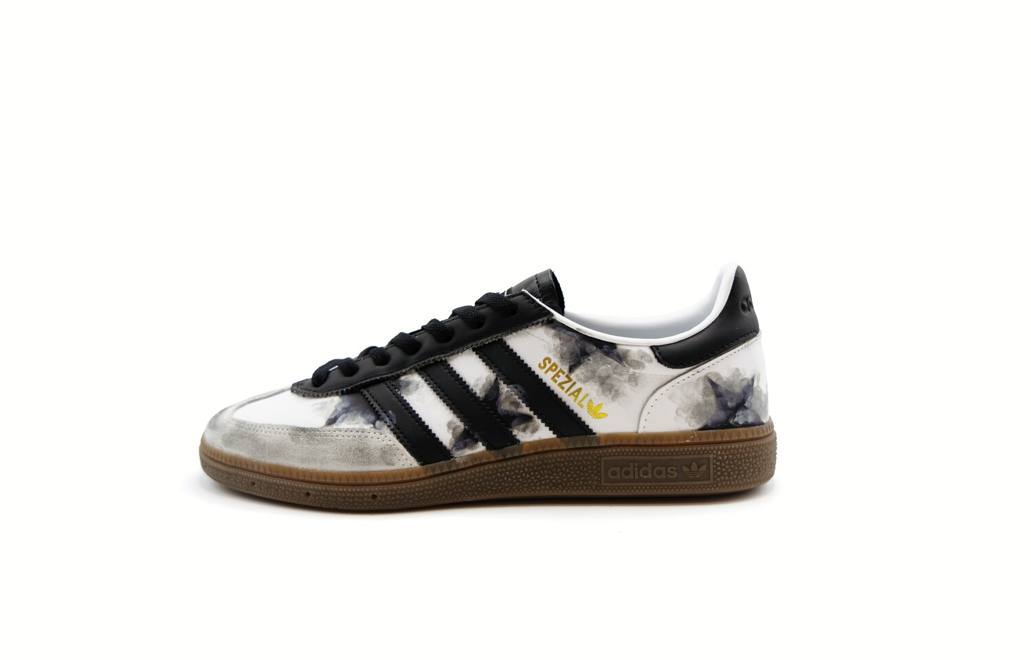 

Кроссовки adidas originals Handball Spzl Skateboarding Shoes Unisex Low-top Black/White/Gray, черный/белый/серый