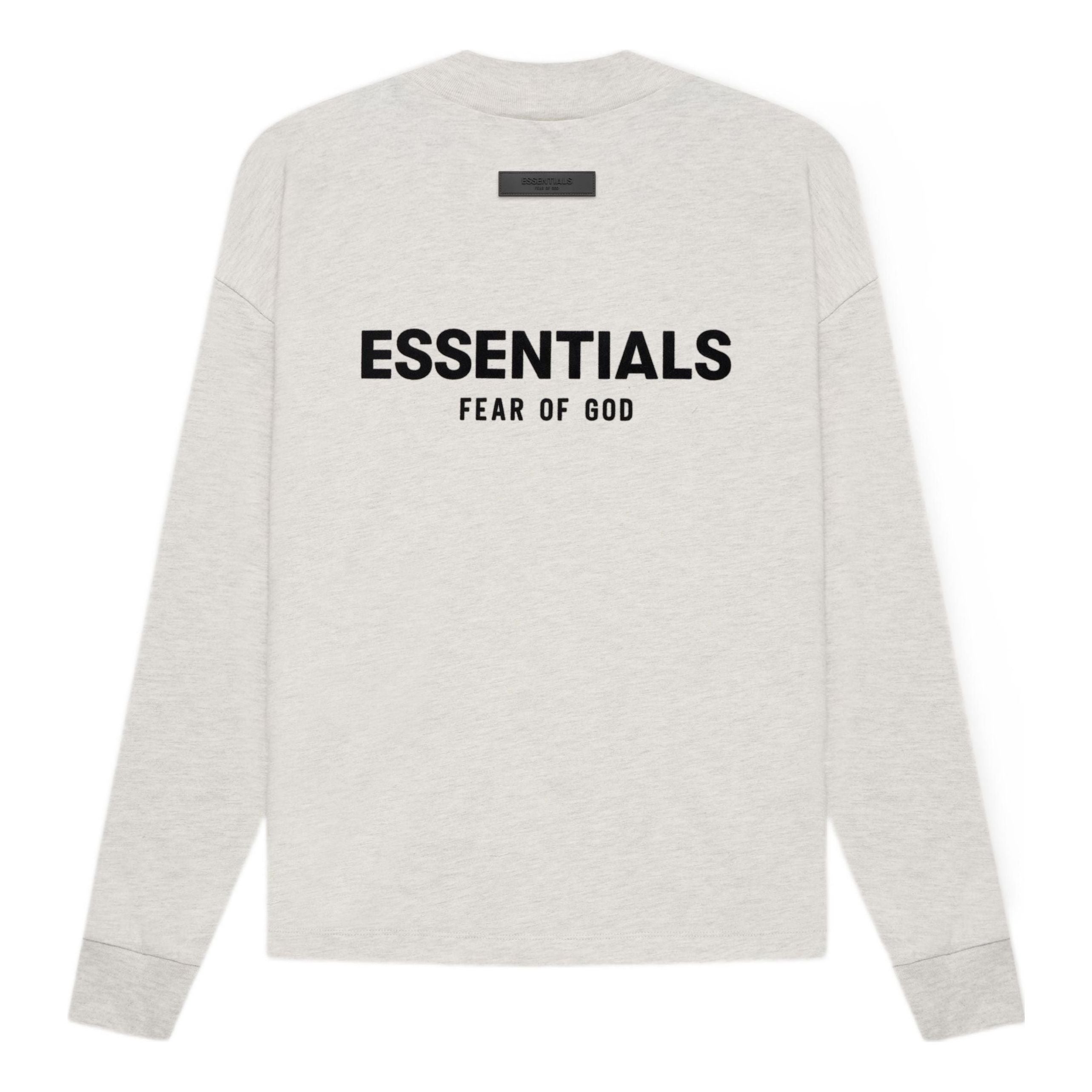

Футболка Fear of God Essentials SS22 Long Sleeves T-Shirt 'Light Oatmeal' FOG-SS22-414, бежевый