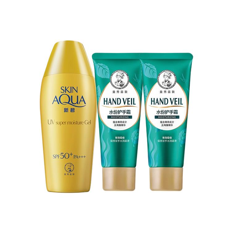 

Увлажняющий крем для рук набор для ухода успокаивающий увлажняющий 80г+50г*2 Mentholatum