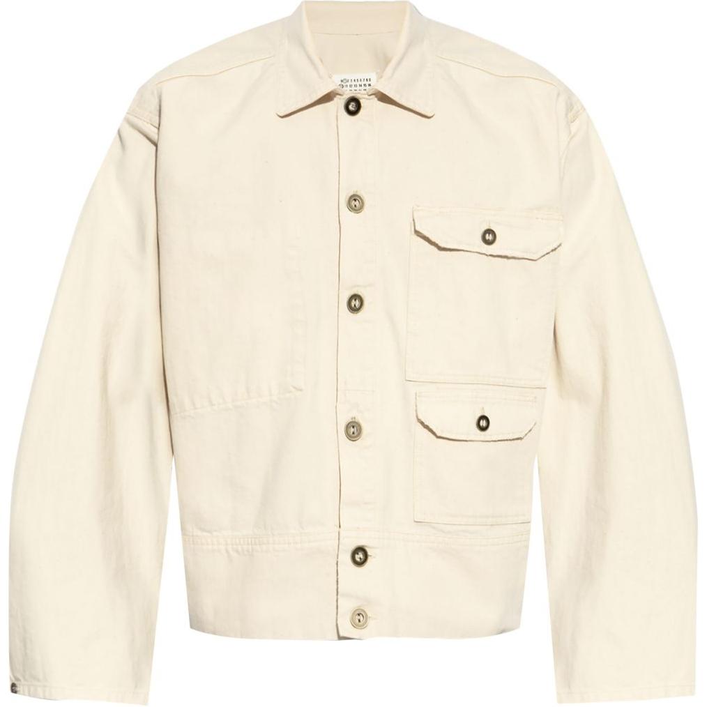

Maison Margiela Джимовая рубашка-пиджак, Light Beige