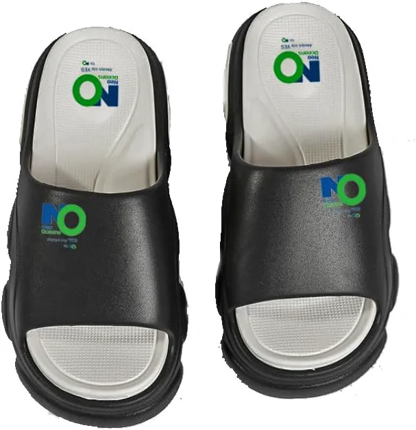 Шлепанцы NeoWalk Comfort для мужчин и женщин - легкие EVA-шлепанцы с поддержкой стопы, амортизирующей подошвой и нескользящей поверхностью - повседневная обувь для дома и улицы Neo Designers, черный