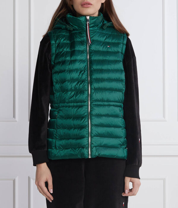 

Женственный пуховик Regular fit Tommy Hilfiger, зеленый
