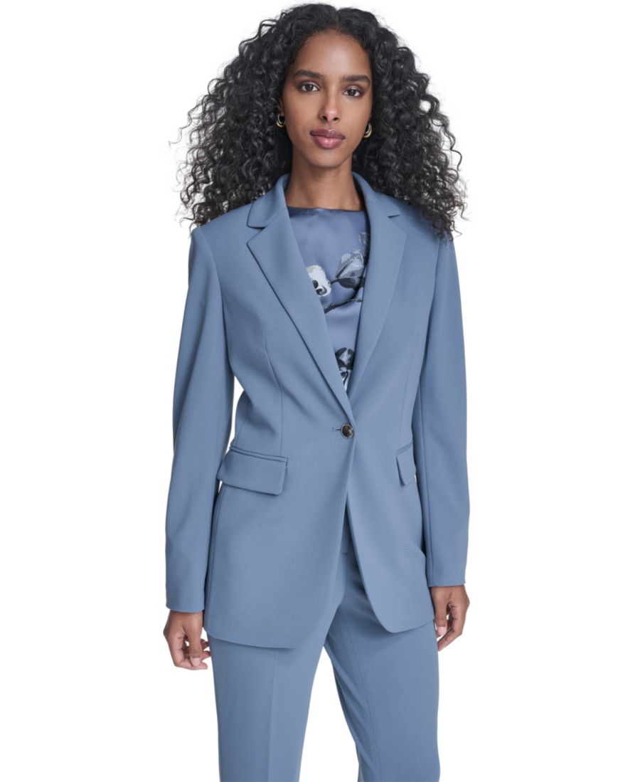 

Небольшой пиджак с воротником-стойкой и одной пуговицей Calvin Klein, Flint