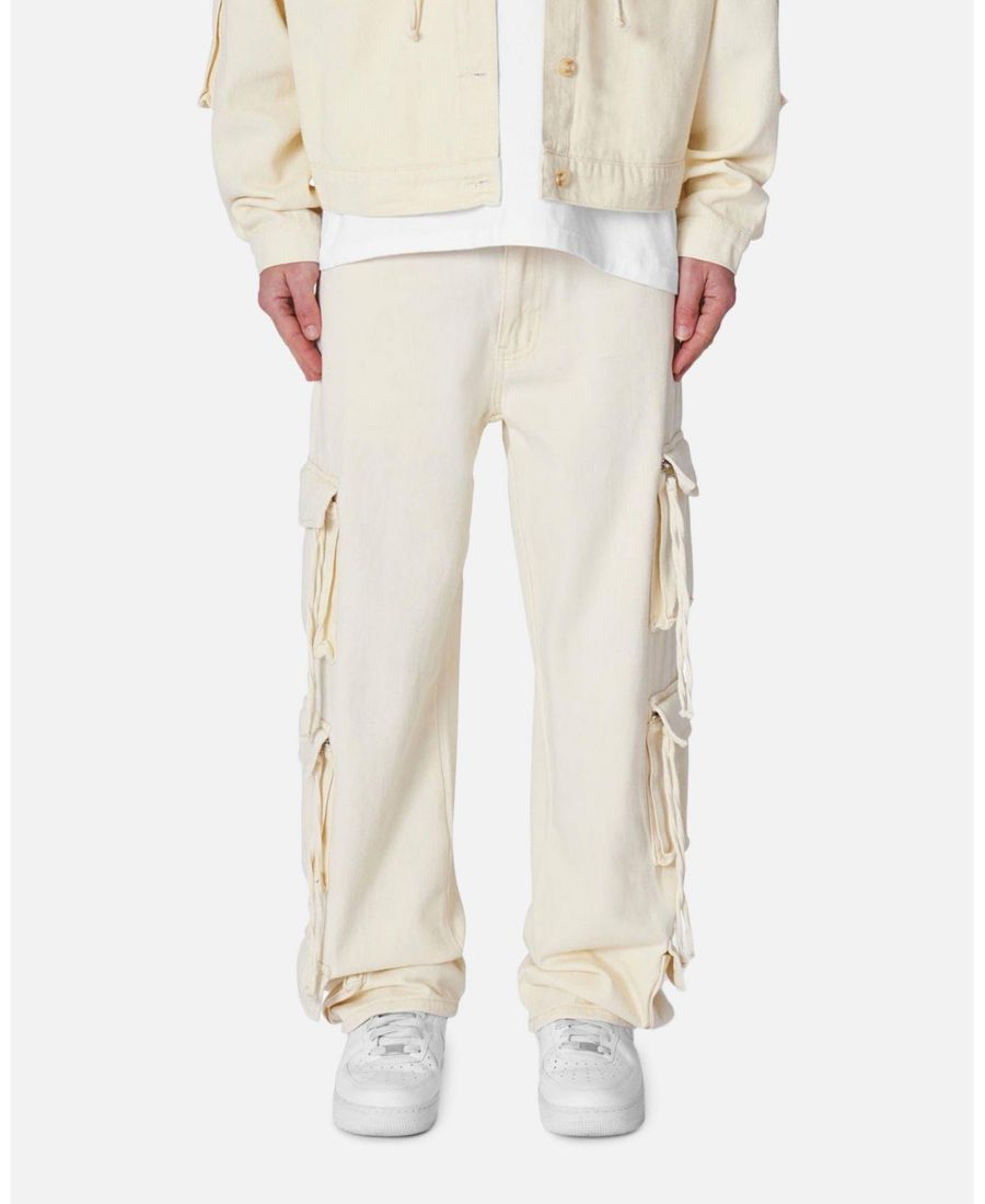 

Мужские брюки-карго из саржевой ткани с начесом, свободный крой, множество функциональных карманов, регулируемая талия, прочная ткань, стиль уличной моды mnml, No Color