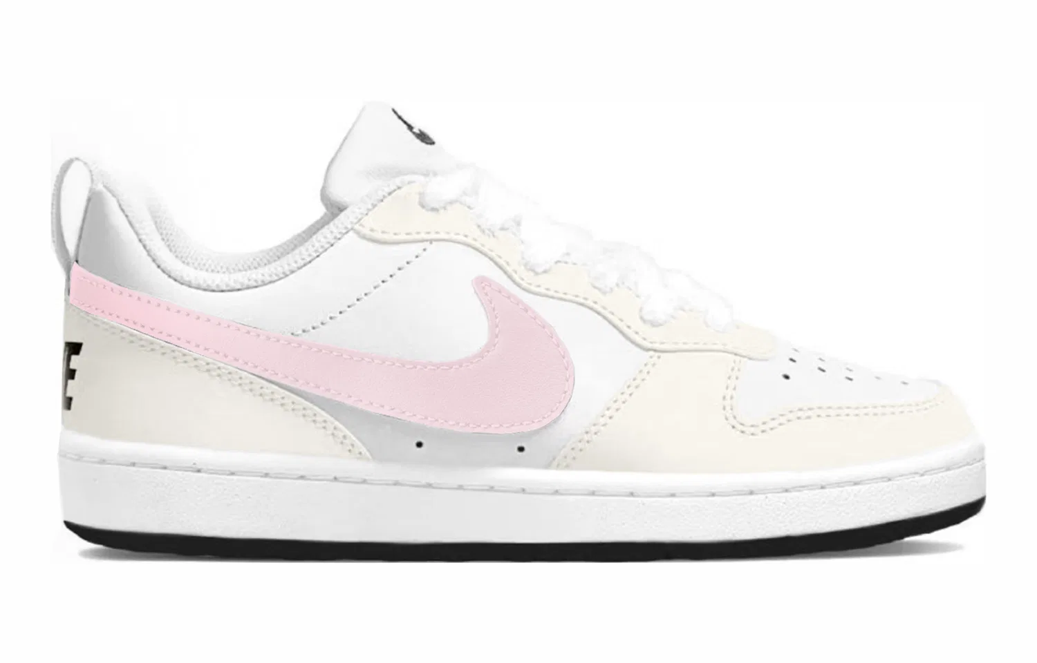 Кроссовки для скейтбординга Court Borough Pink Heart Tart Low top Kids, розовые, унисекс Nike — фото 3