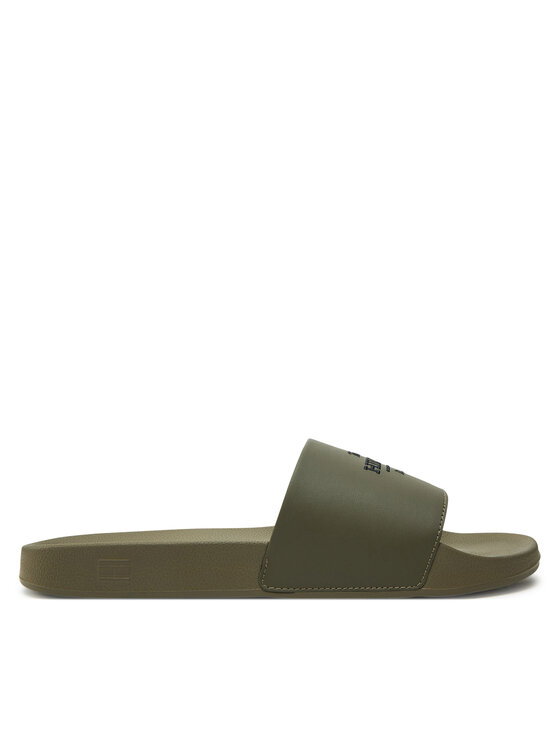 

Мюли Embroid Hilfiger 85 Pool Slide FM0FM05342 Tommy Hilfiger, зеленый