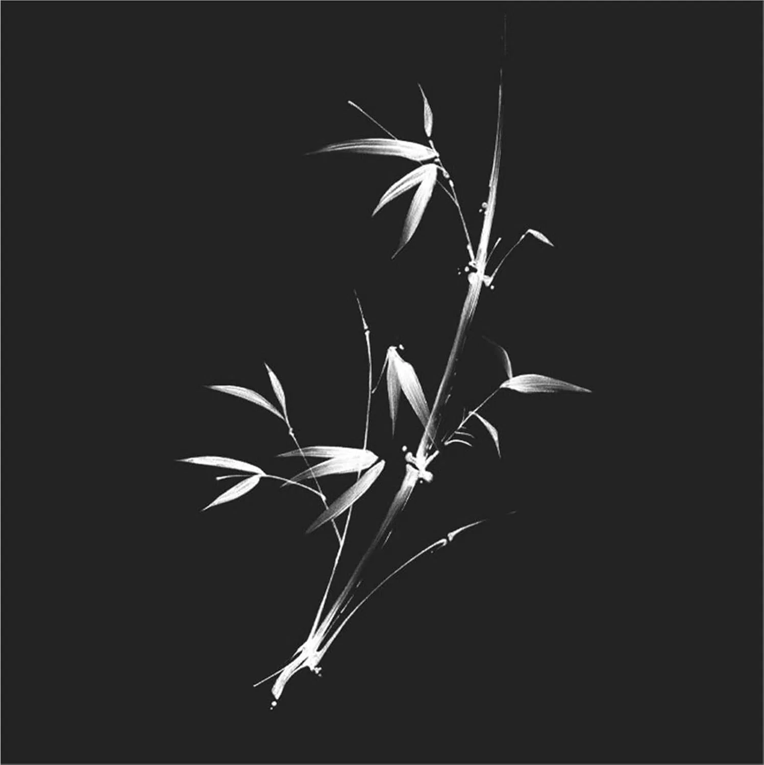 Временная татуировка Bamboo Leaf, one color