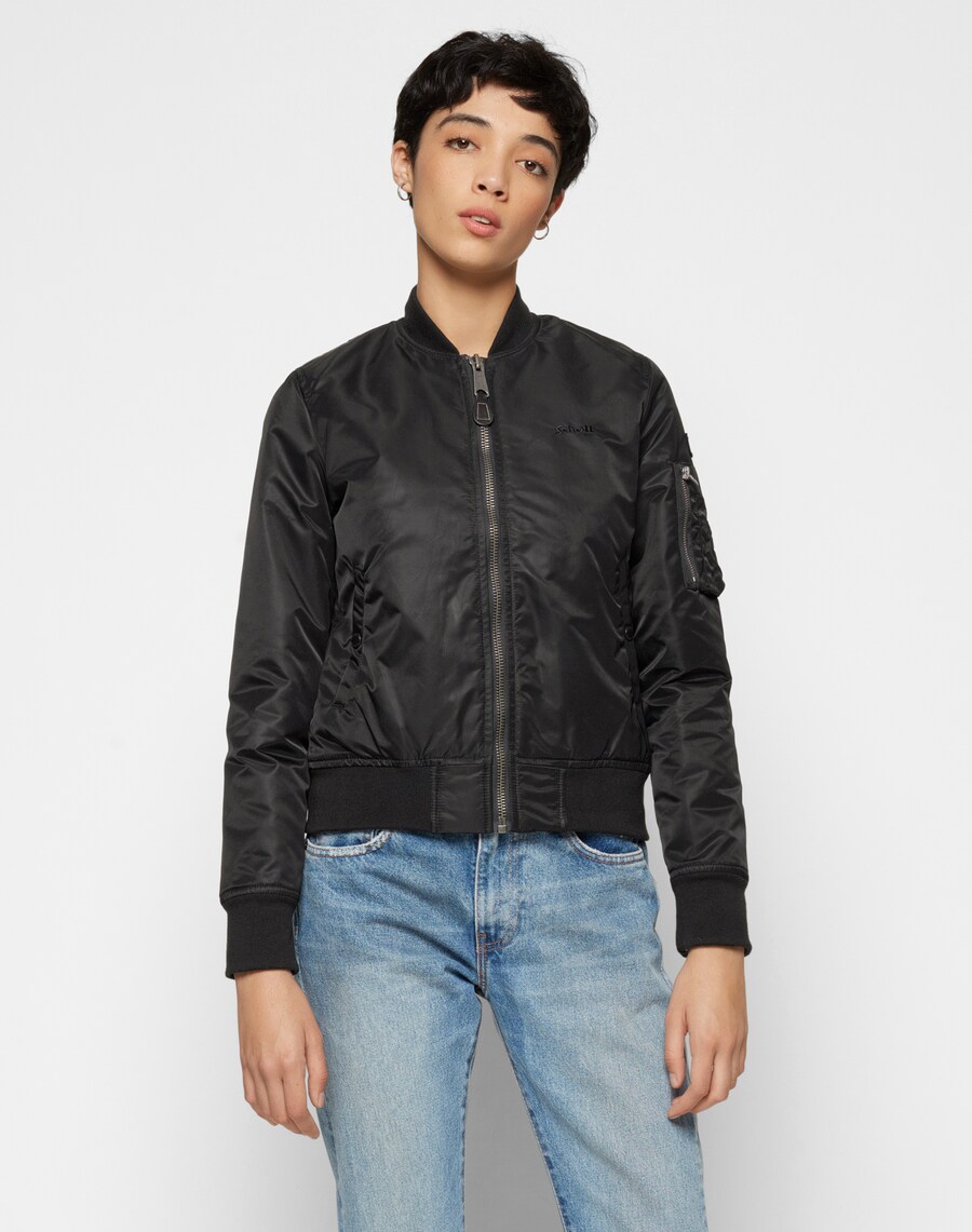 

Межсезонная куртка Schott NYC Airforce W, черный