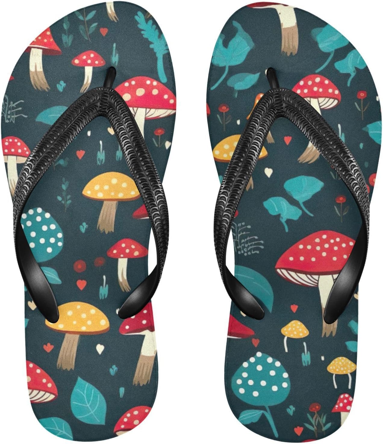 

Шлепанцы грибного цвета, пляжные летние повседневные сандалии для женщин и мужчин, тапочки для душа, размер XS Kfbe, Mushroom