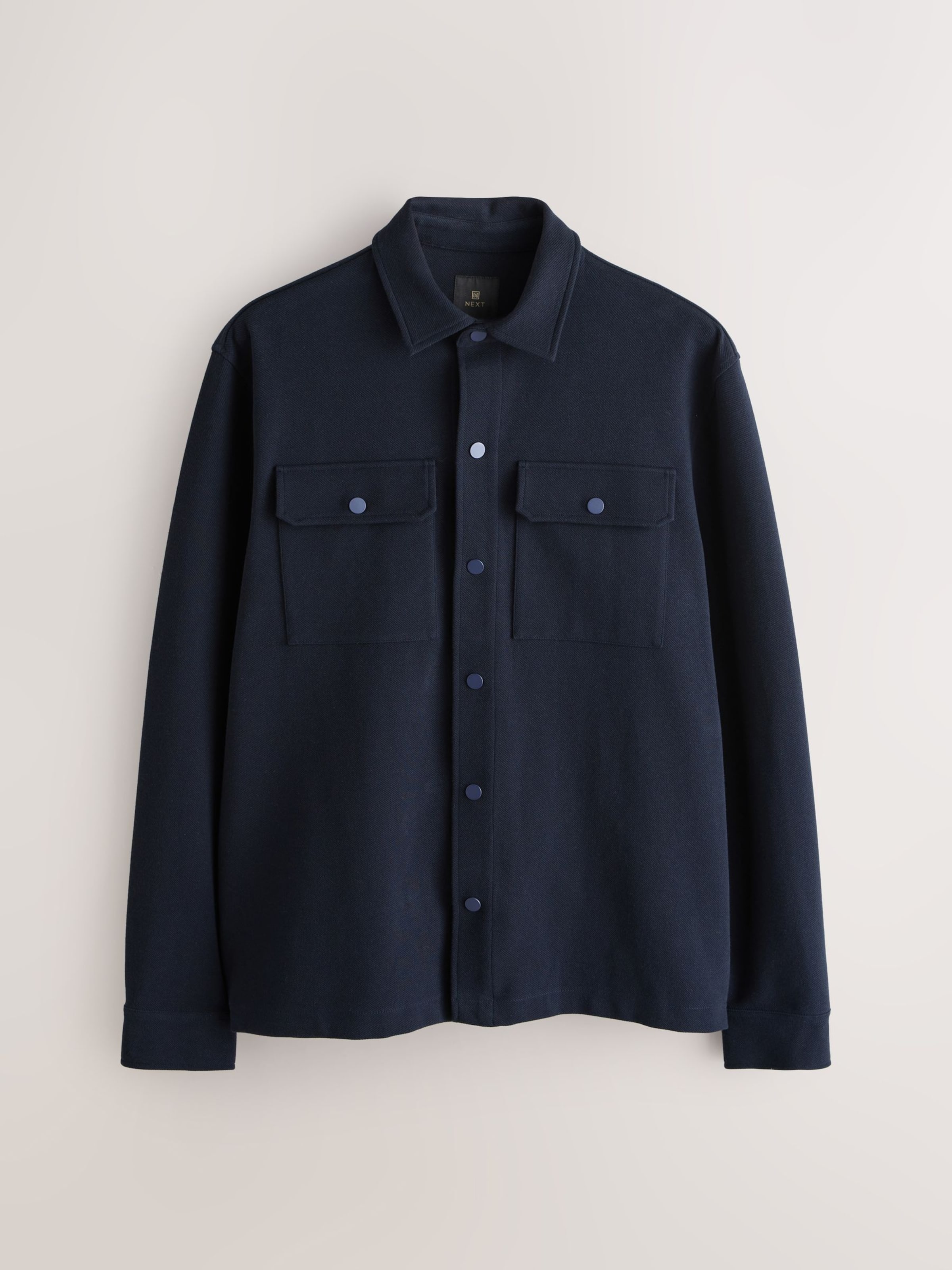 Next Рубашка на пуговицах Regular fit в цвете Navy, Black — фото 3