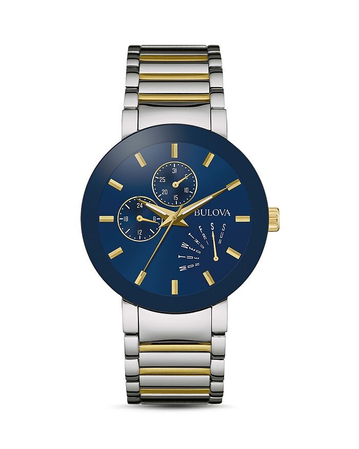 

Современные часы Bulova, 40 мм, синий