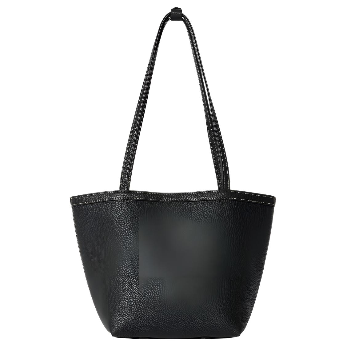 

THE ROW Сумка-тоут Park из телячьей кожи, средняя, женская, черная