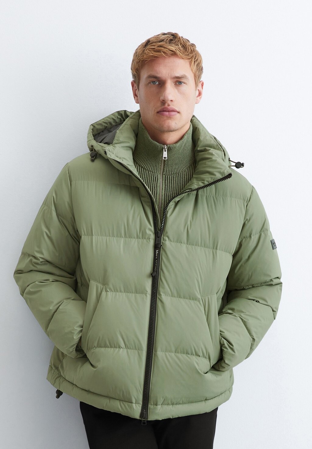 

Пуховик PUFFER ESSENTIALS Marc O'Polo, светло-зеленый
