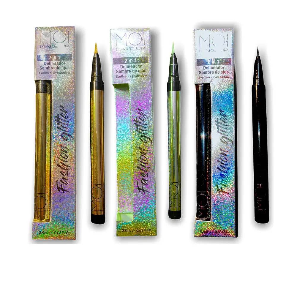 

Подводка для глаз Delineador sombras de ojos 2 en 1 pack Moi, 3 шт.