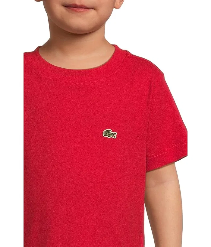 Футболка повседневная Core Tee Lacoste Kids, Rogue — фото 3