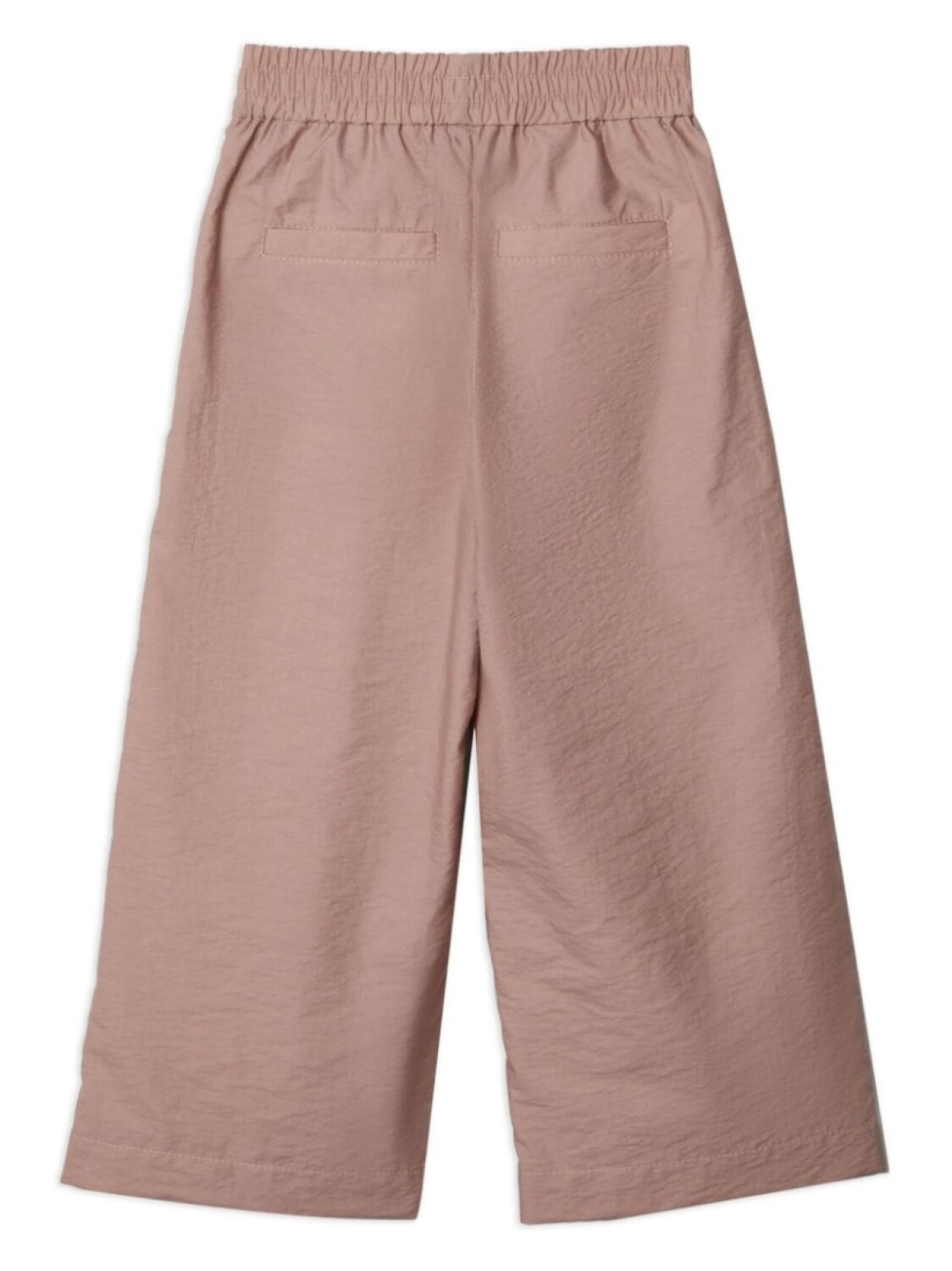 Brunello Cucinelli Kids широкие брюки с эластичным поясом, розовый — фото 2
