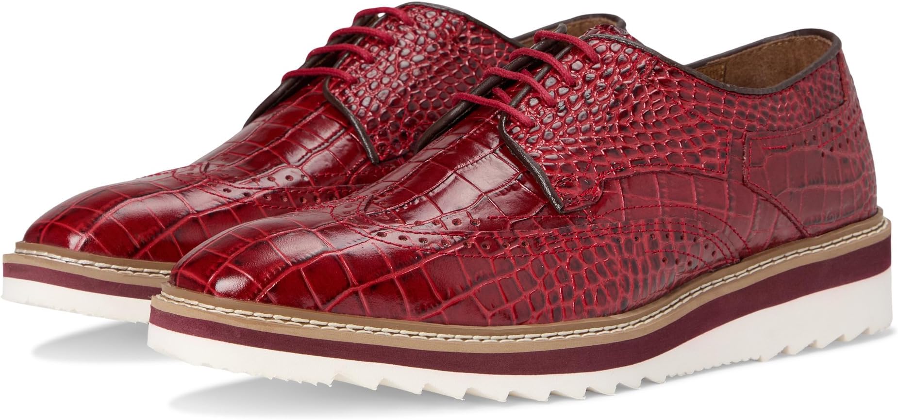 

Оксфорды Stacy Adams Alario Wingtip Oxford, красный