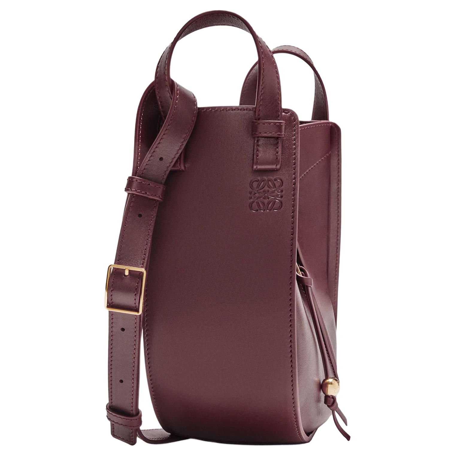 LOEWE Яркая телячья кожа Женская сумка через плечо Темно-бордовый — фото 3
