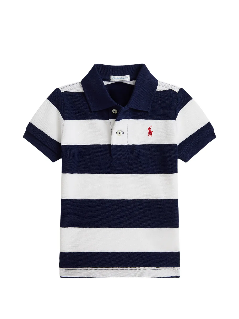 

Поло в полоску Polo Ralph Lauren Kids, синий