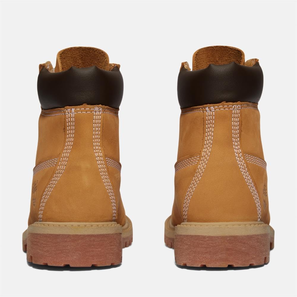 Водонепроницаемые ботинки Timberland Premium 15 см для детей и унисекс, Wheat Nubuck — фото 4