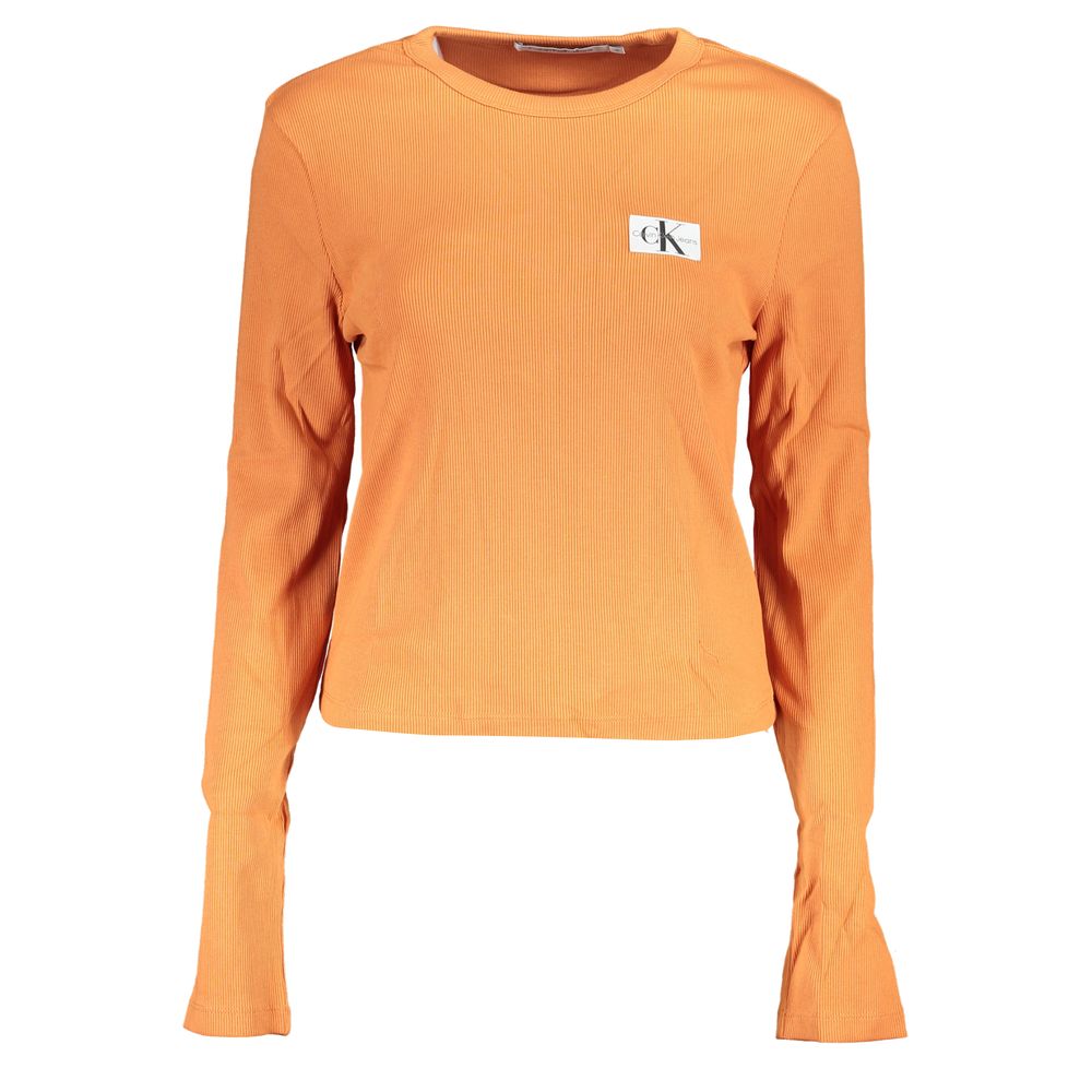 

Оранжевые хлопковые топы и Футболка Calvin Klein, Orange