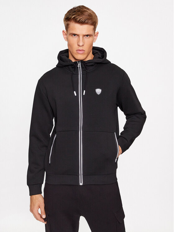

Толстовка обычного кроя Ea7 Emporio Armani, черный