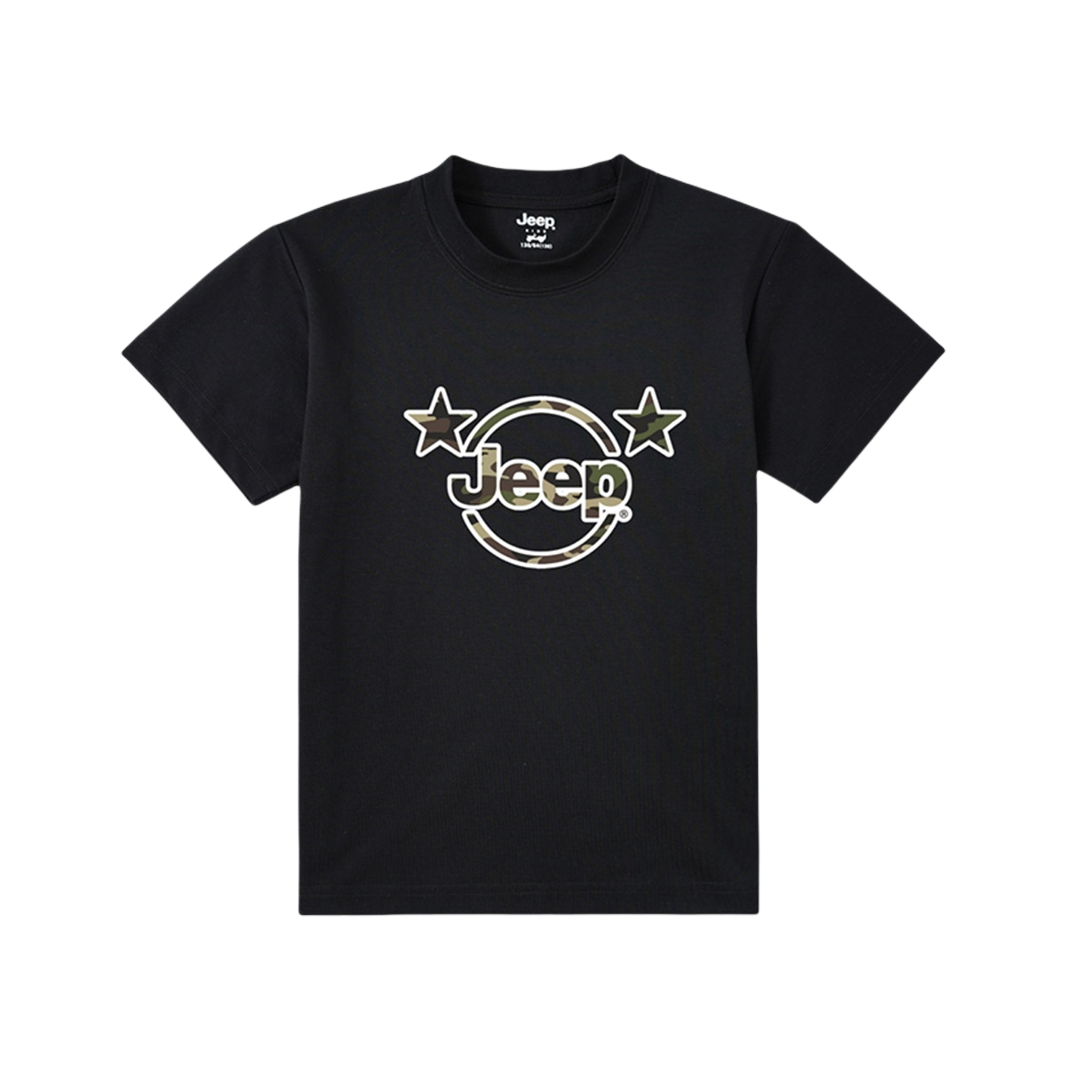 

Футболка для детей Crew Neck Moderate Jeep, черный