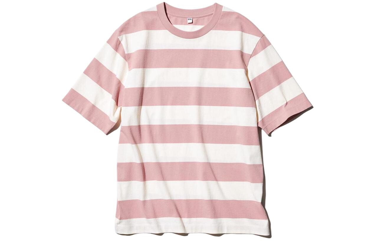 

Футболка унисекс розовая Uniqlo, розовый