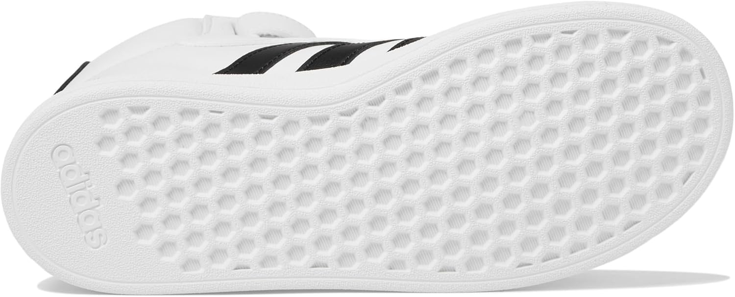 Детские кроссовки adidas Grand Court Mid Top унисекс, белый/черный — фото 4