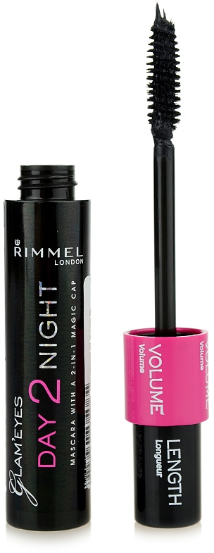 

Удлиняющая и придающая объем тушь Glam´ eyes day 2 night «два в одном» Rimmel, atspalvis 001 black 9,5 мл