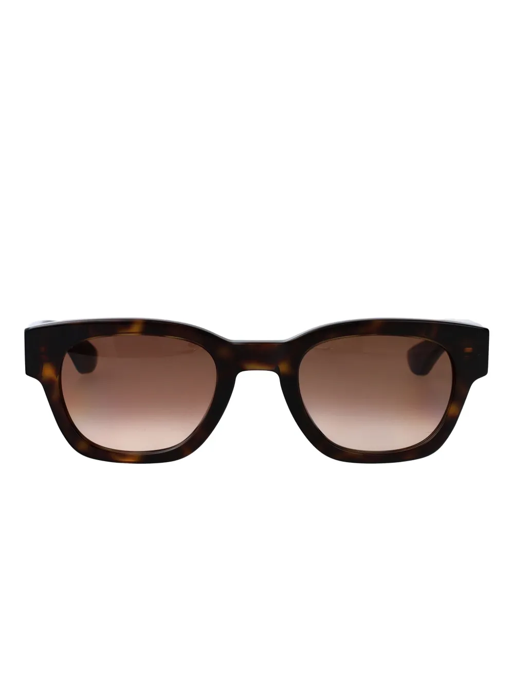 

Солнцезащитные очки в квадратной оправе Alexander Mcqueen, коричневый