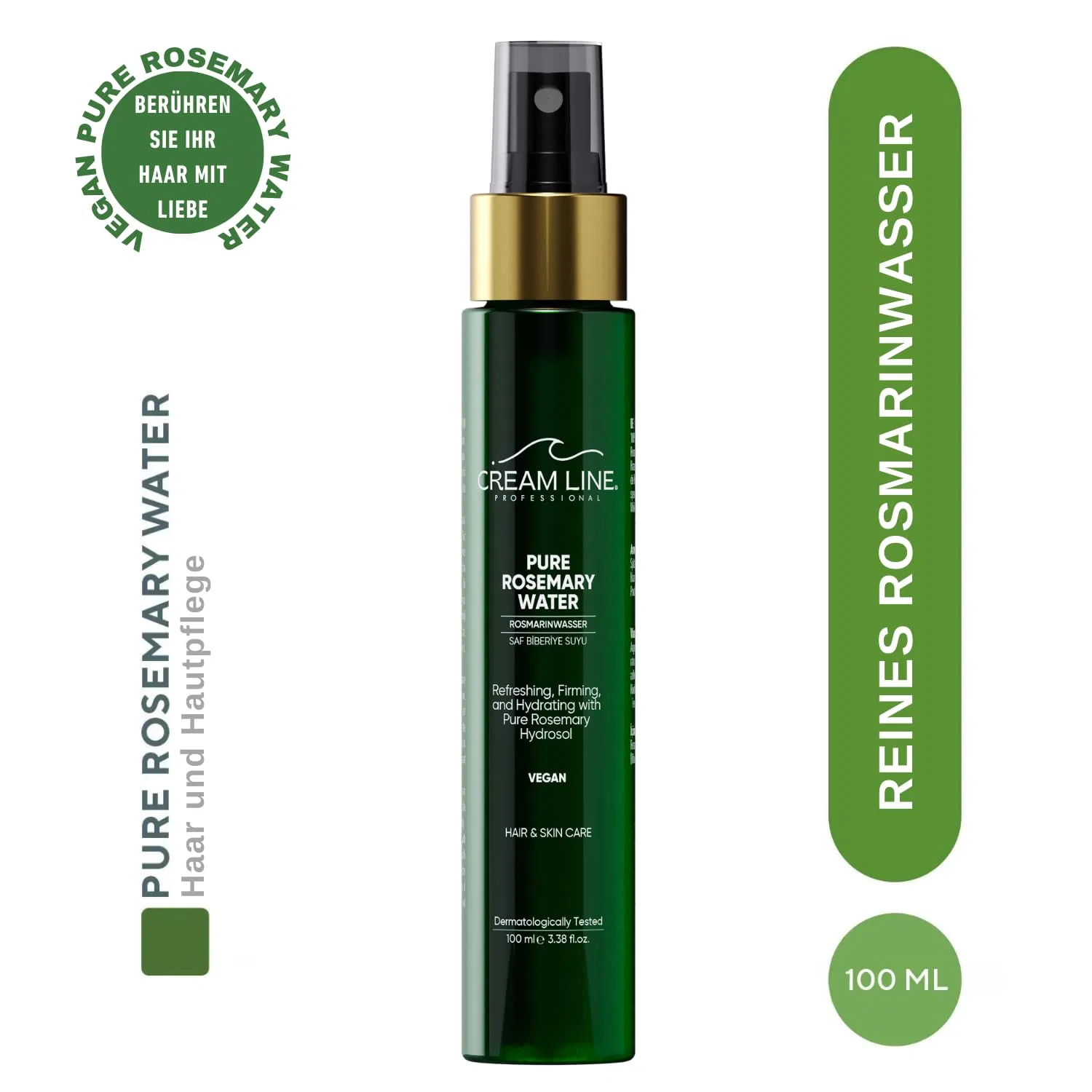 Органическая розмариновая вода Cream Line для волос и кожи, 100 мл Cream Line — фото 2