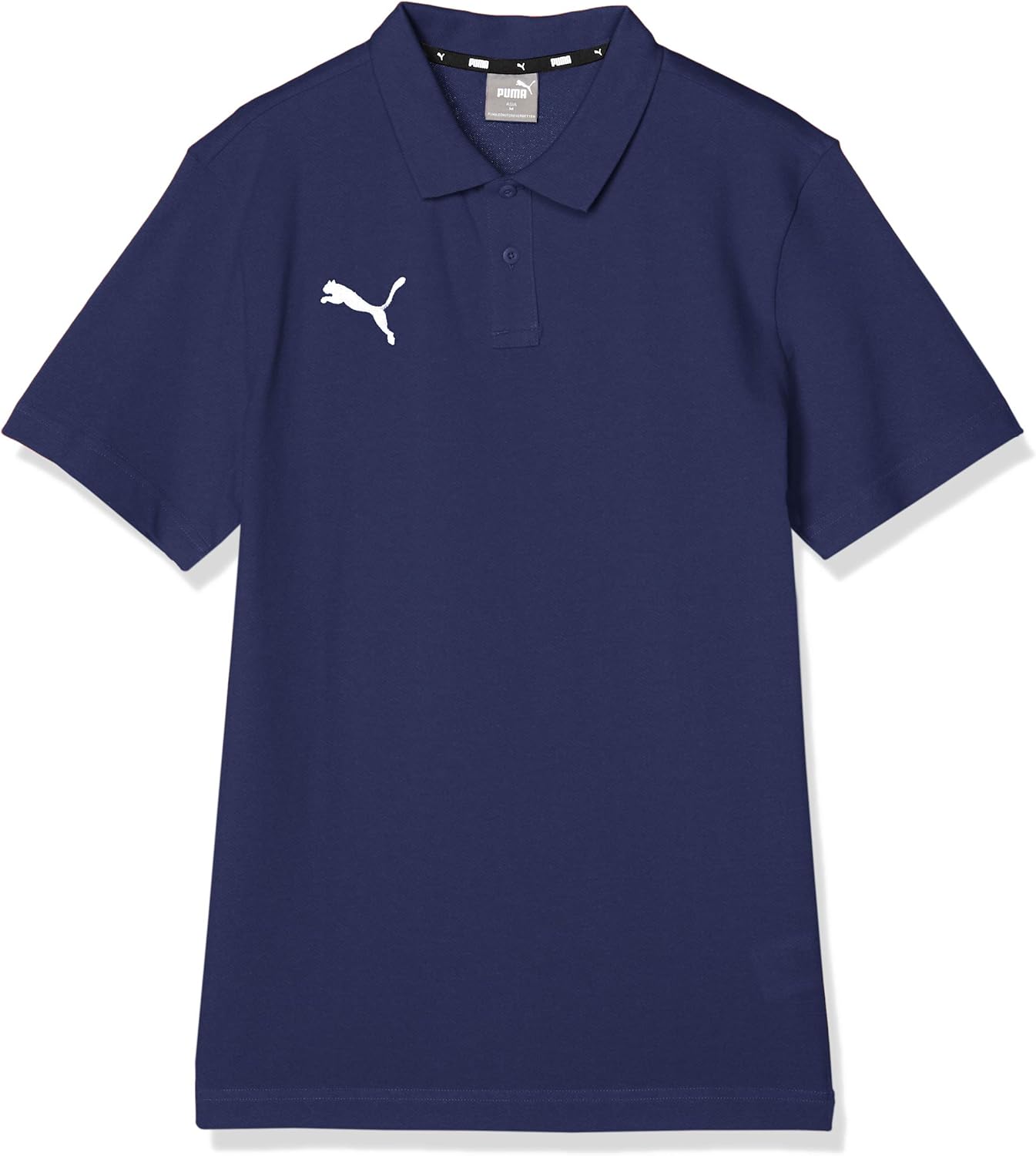 

Мужская поло-рубашка Puma 656978 Team Goal 23, с коротким рукавом, простая, повседневная, белый