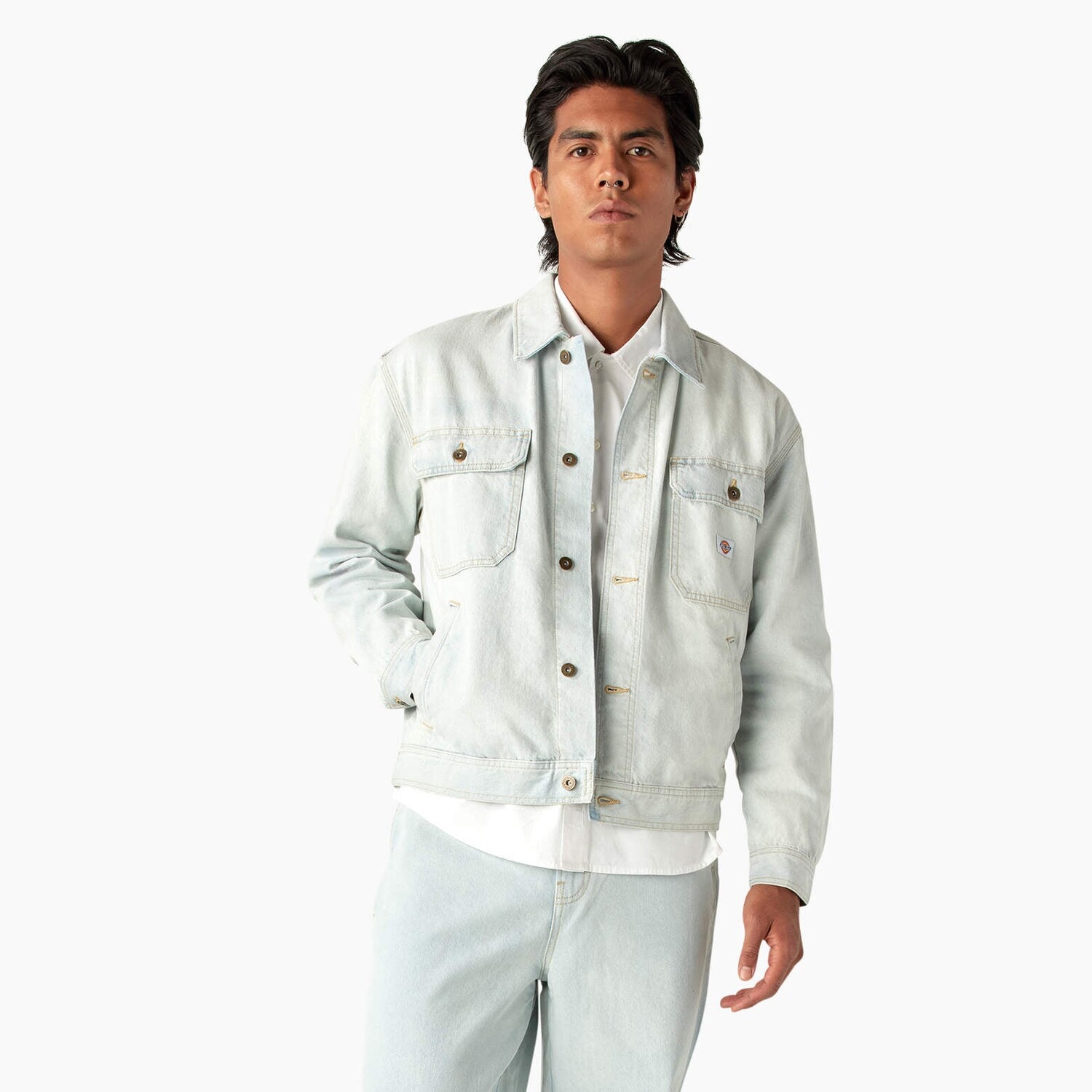 

Джинсовая куртка Dickies Madison, цвет Light Denim (Ltd)