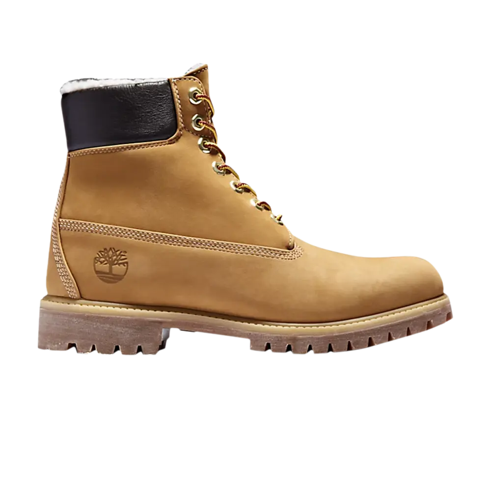Ботинки Timberland Premium 6 Inch Warm Collar, желто-коричневый