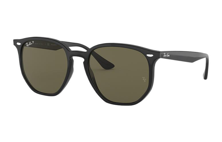 

RayBan Рей Бан RB4306 Поляризованные солнцезащитные очки с шестиугольной оправой, Black
