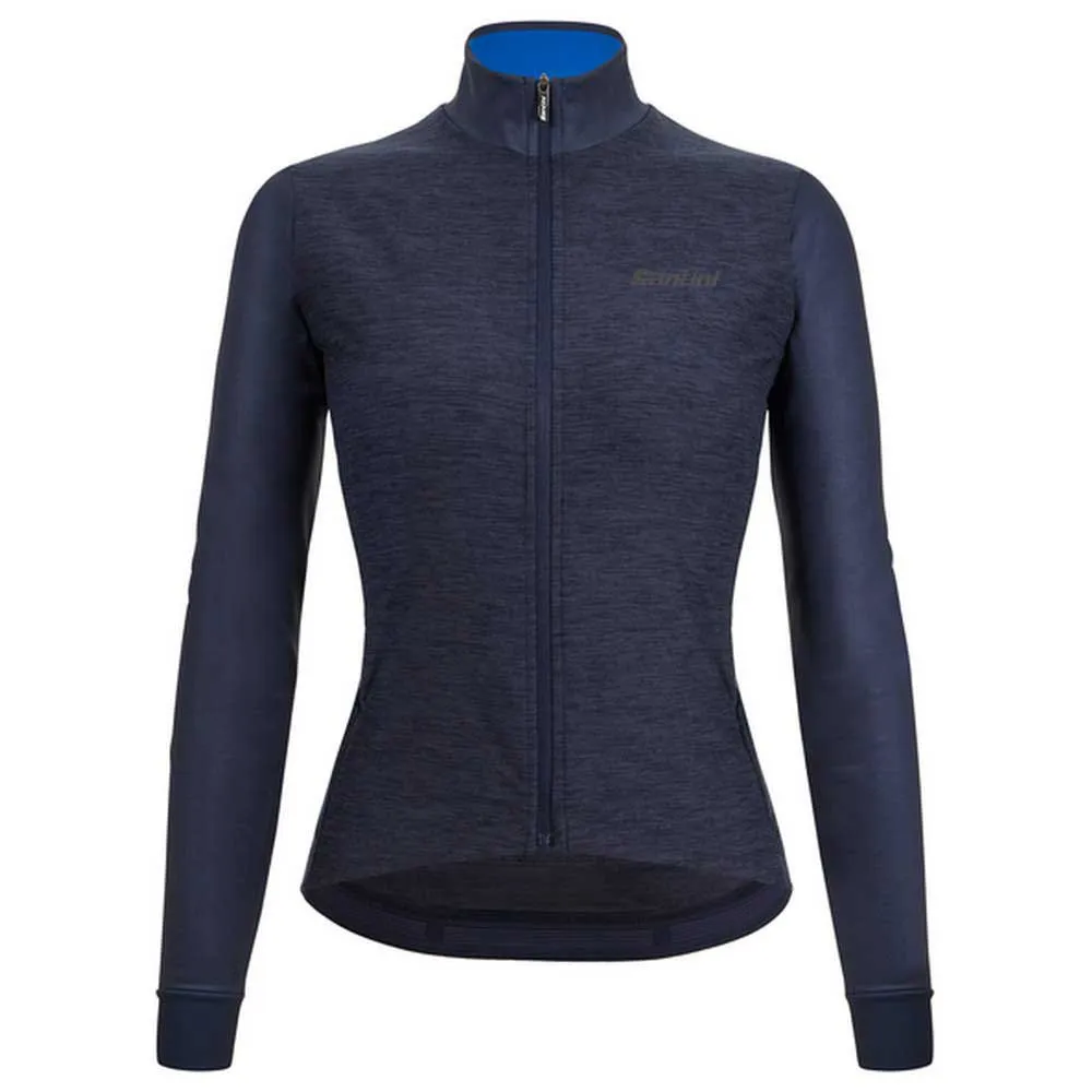 

Джерси с длинным рукавом Santini Colore Puro Thermal, синий
