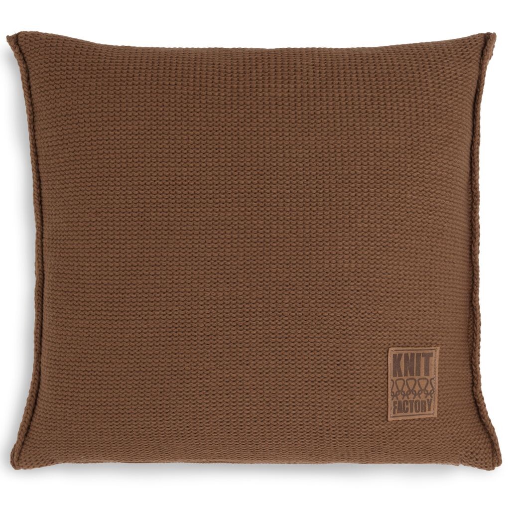 

Подушка Knit Factory Uni - Табачный - 50x50 см
