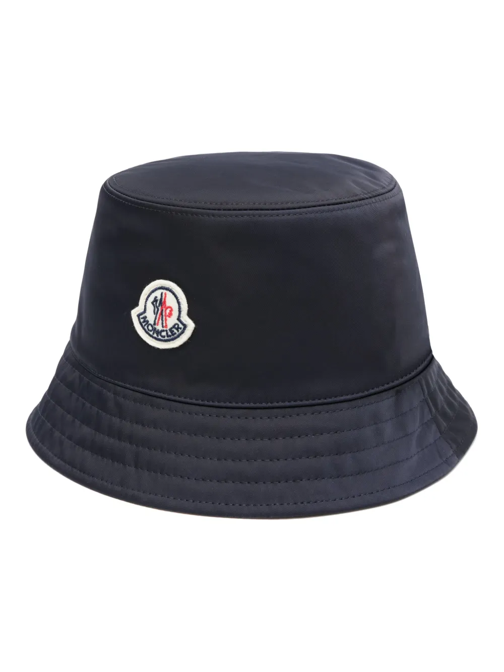 Двусторонняя панама с нашивкой-логотипом MONCLER, нейтральный — фото 3