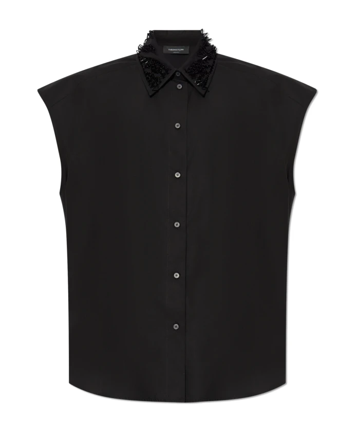 

Рубашка без рукавов Fabiana Filippi, черный