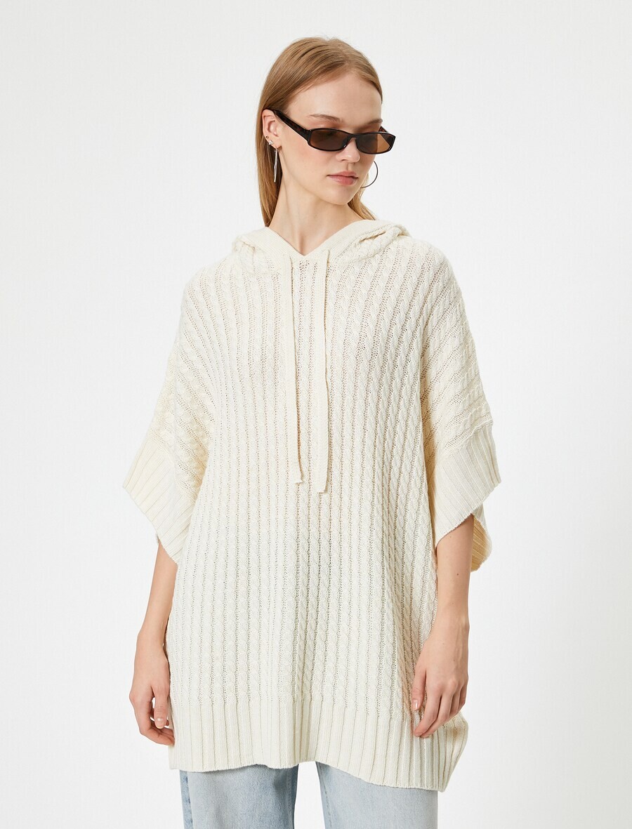 

Толстовка с капюшоном Koton Oversized Sweater, экрю