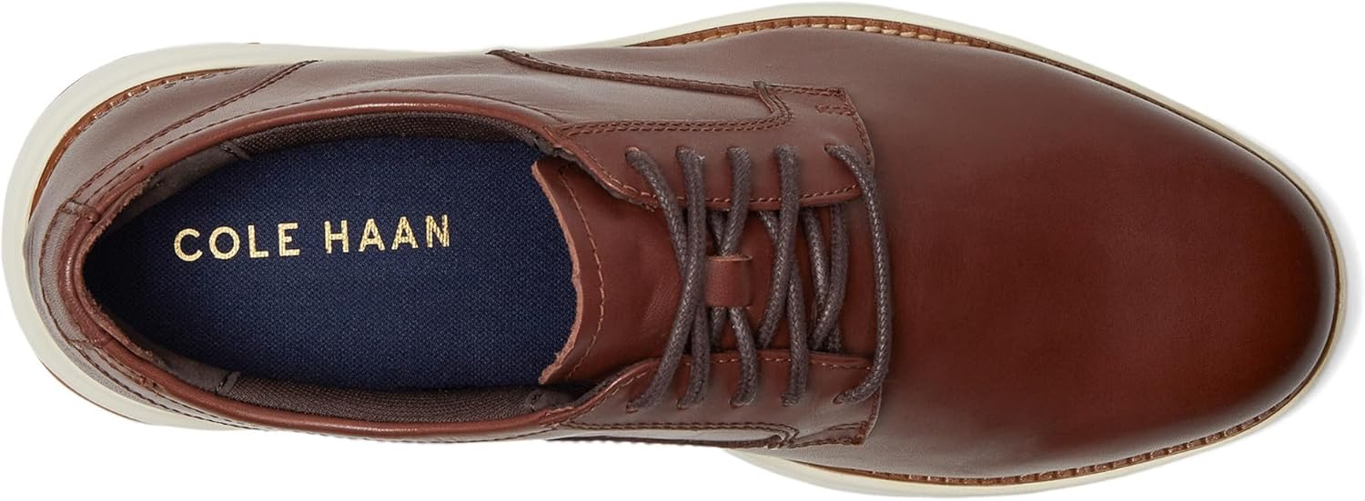 Мужские оксфорды Cole Haan Grand Atlantic, каштановый/слоновая кость — фото 3