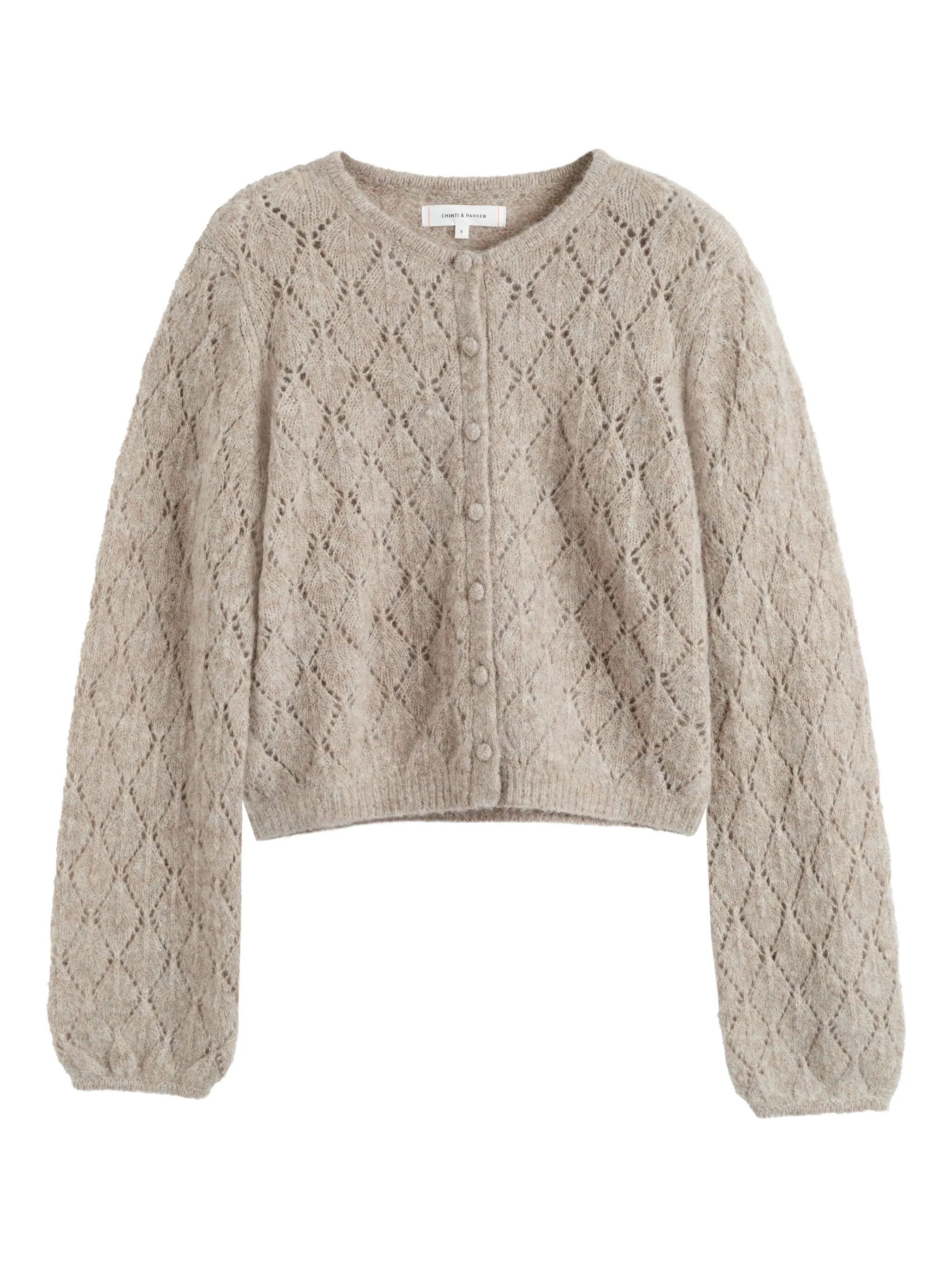 

Кардиган из смесовой шерсти Chinti & Parker, бежевый