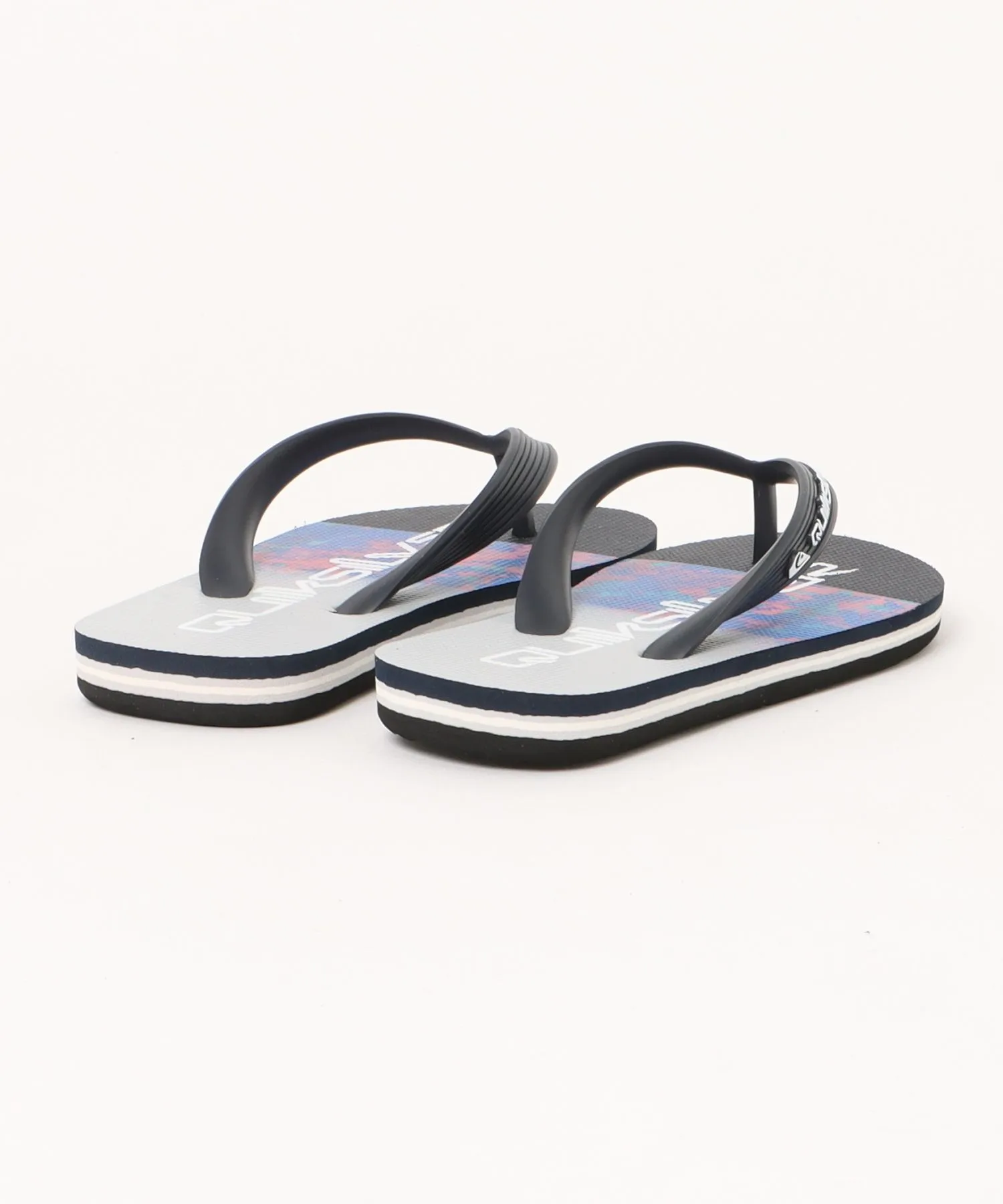 Детские пляжные сандалии с ремешком Molokai Art 26 Youth Quiksilver синие — фото 2