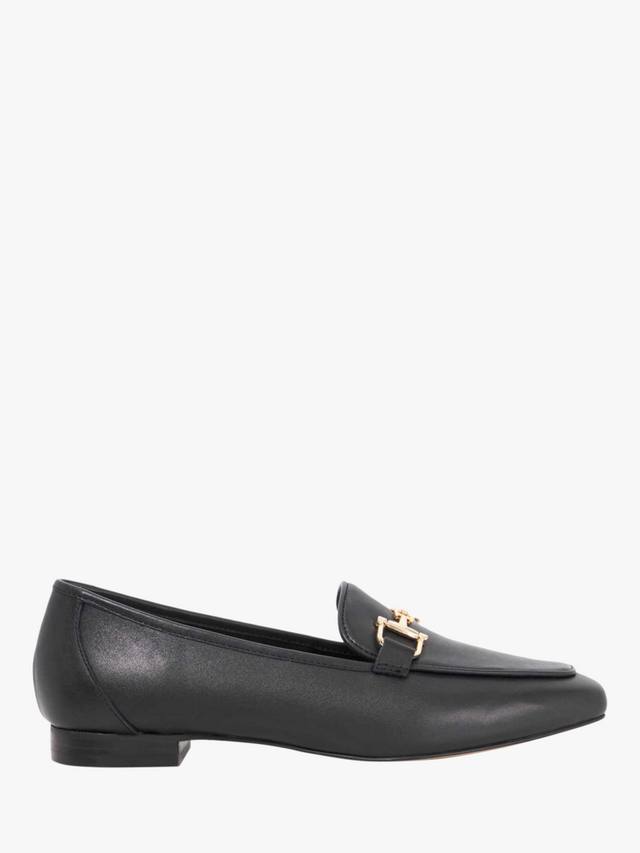Слипоны из кожи верблюжьей фактуры Dune Dune London, Black
