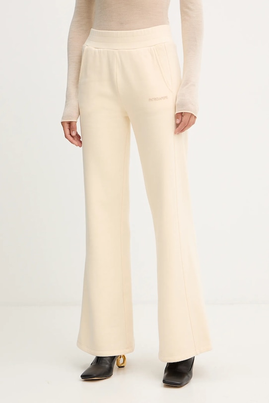 

Хлопковые спортивные штаны Patrizia Pepe, бежевый