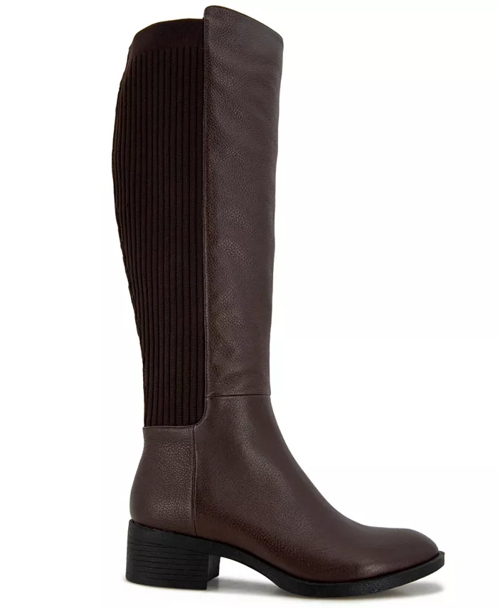 Женские высокие сапоги Levon Wide Shaft с широким голенищем – расширенные размеры Kenneth Cole New York, коричневый — фото 2