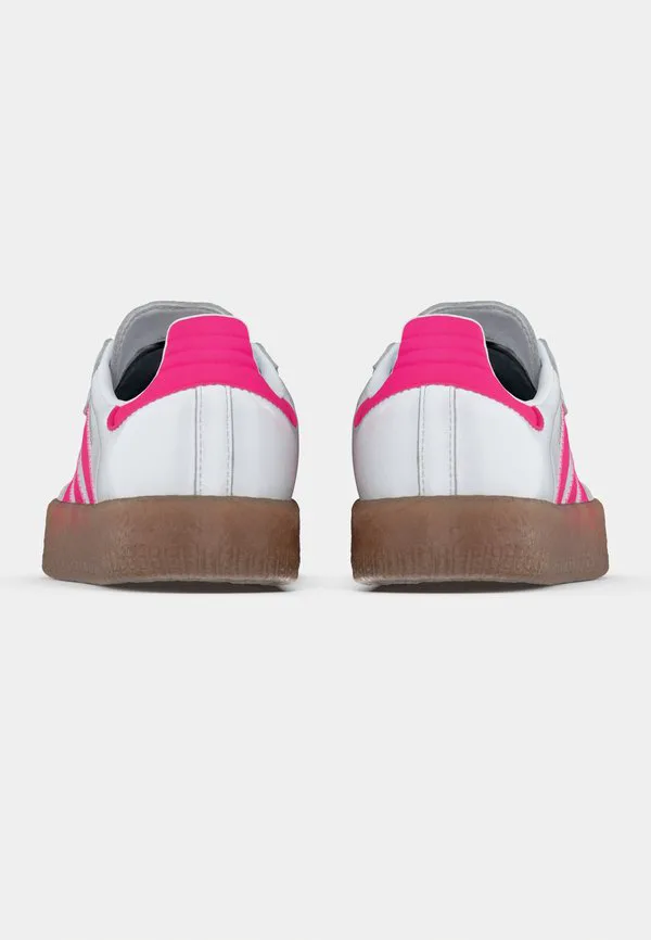 Кроссовки унисекс sambae Adidas Originals, Footwear White/Shock Pink/Gold-Coloured Metallic — фото 4